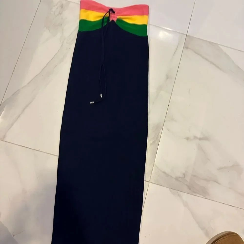 Elegant Black Maxi Dress with Colorful Accents
